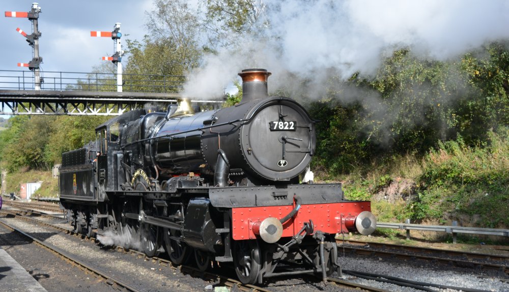 7822 FOXCOTE MANOR Class Steam Locomotive GWR Collett 7800 Class Manor ...