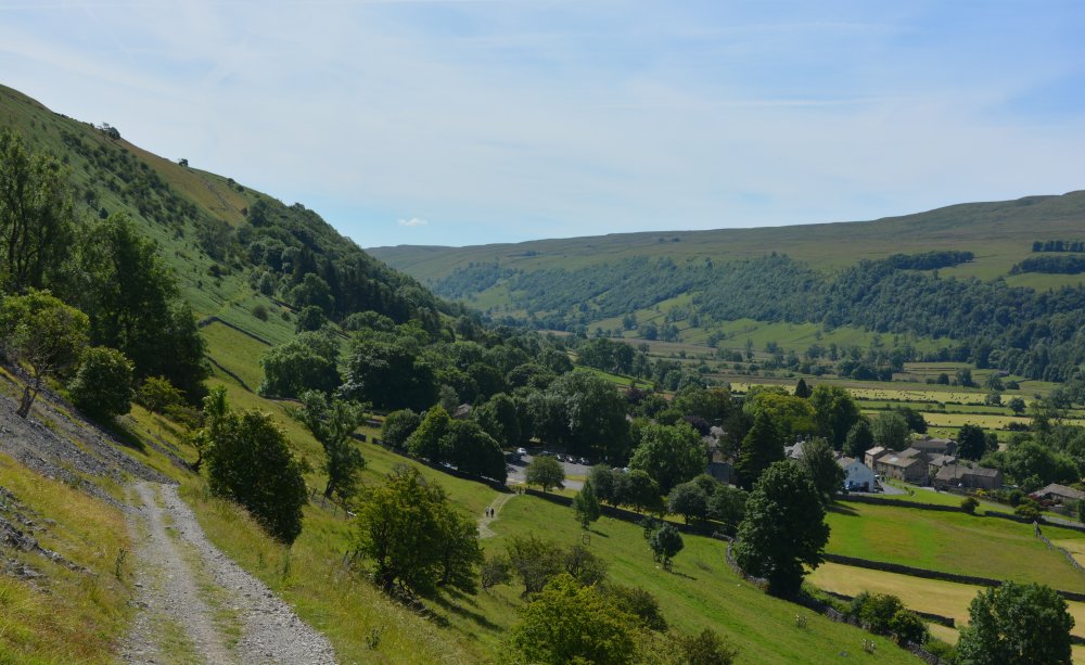 Buckden Walk up Buckden Pike Circular walk Buckden Rake Hubberholme St Michael ...