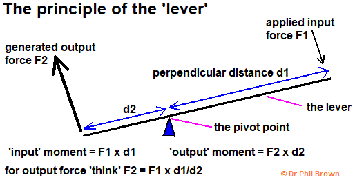 Output Lever GCSE physics applications of turning effects of forces principle of ...